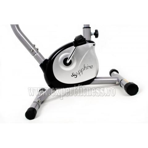 Bicicleta mecanica VINTAGE - negru/rosu