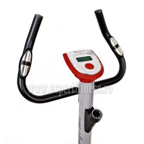 Bicicleta mecanica VINTAGE - rosu-argintiu