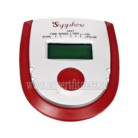 Bicicleta mecanica VINTAGE - rosu-argintiu