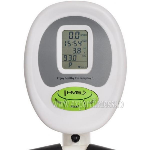 Bicicleta orizontala magnetica HMS 9259 alb-verde