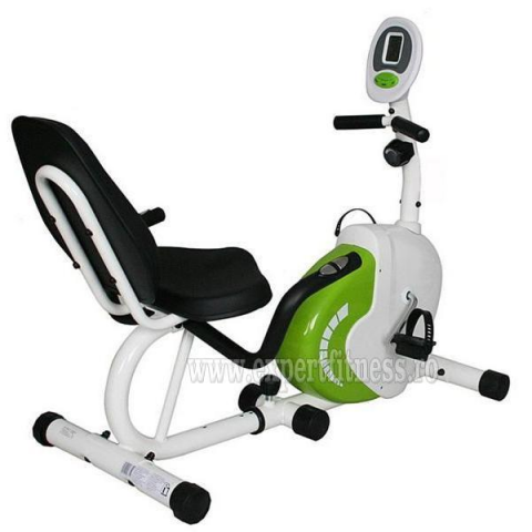 Bicicleta orizontala magnetica HMS 9259 alb-verde