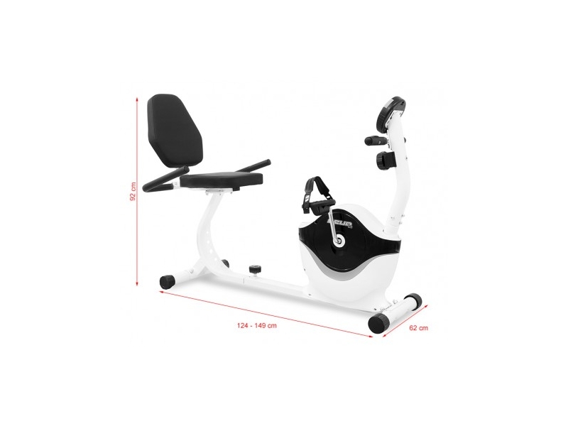 Bicicleta Recumbent SCUD H6 - Alb