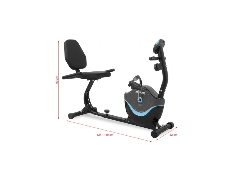 Bicicleta Recumbent SCUD H6 - Negru