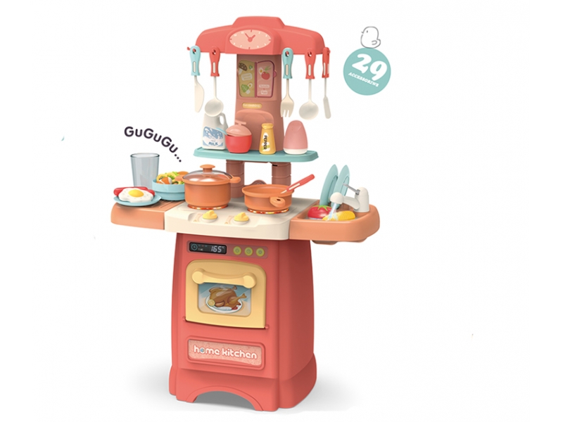 Bucatarie multifunctionala pentru copii Alibibi cu lumini si sunete