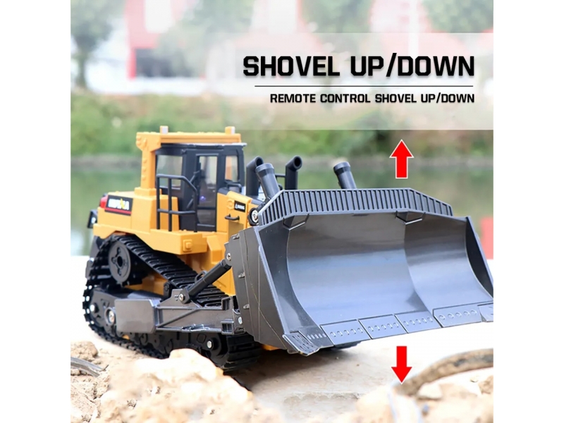 Buldozer cu senile AliBibi, cu telecomanda