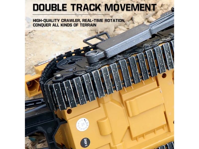 Buldozer cu senile AliBibi, cu telecomanda