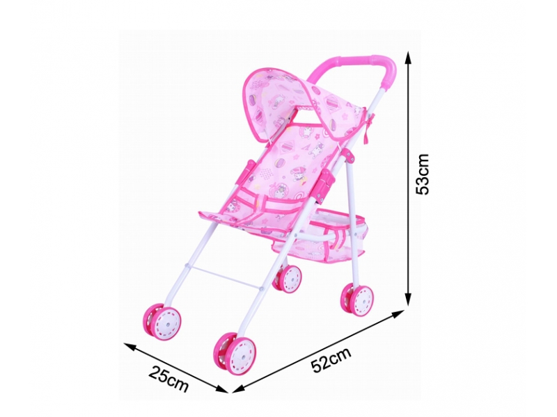 Carucior sport de jucarie Alibibi cu copertina si suport pentru accesorii