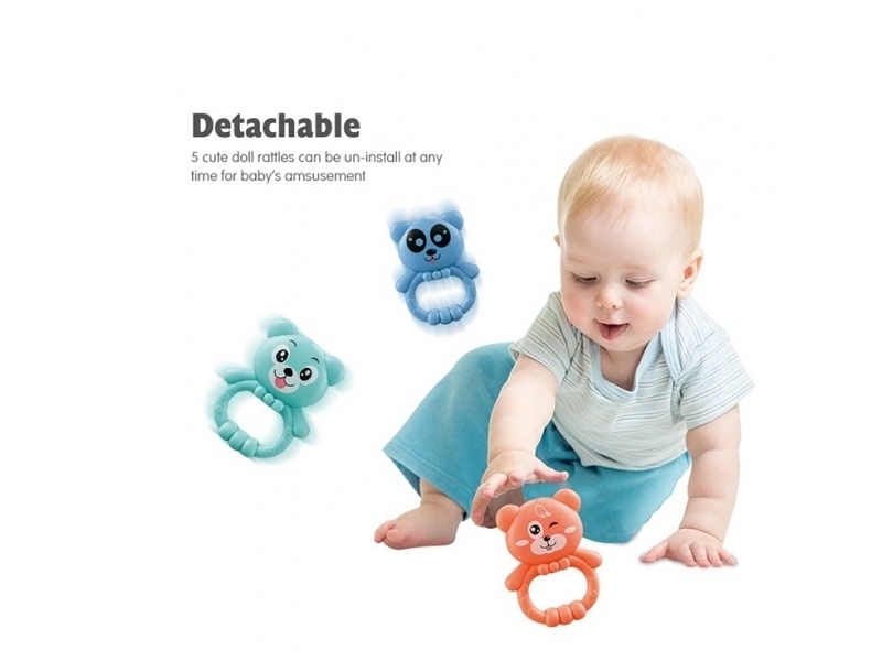 Carusel pentru patut Alibibi cu muzica si sunete cu telecomanda