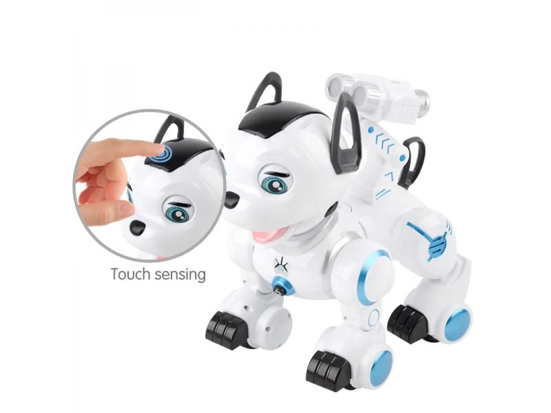 Catel interactiv cu telecomanda AliBibi Wow Dog