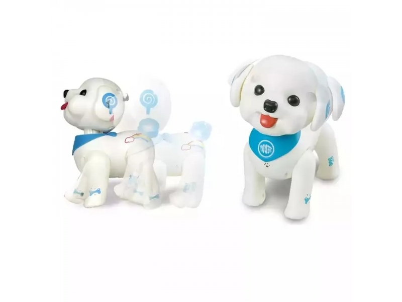 Catelus interactiv cu lumini si sunete AliBibi