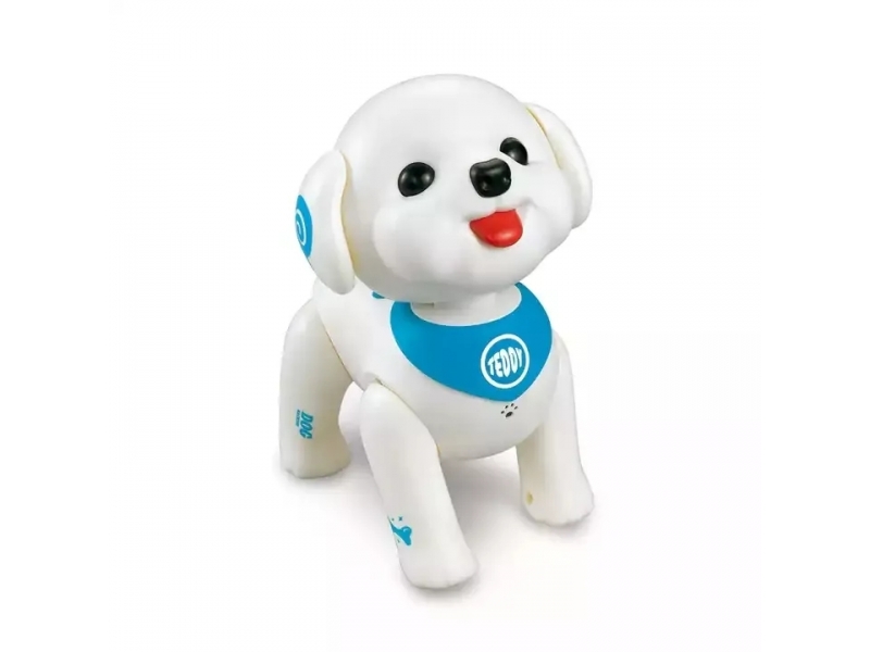 Catelus interactiv cu lumini si sunete AliBibi