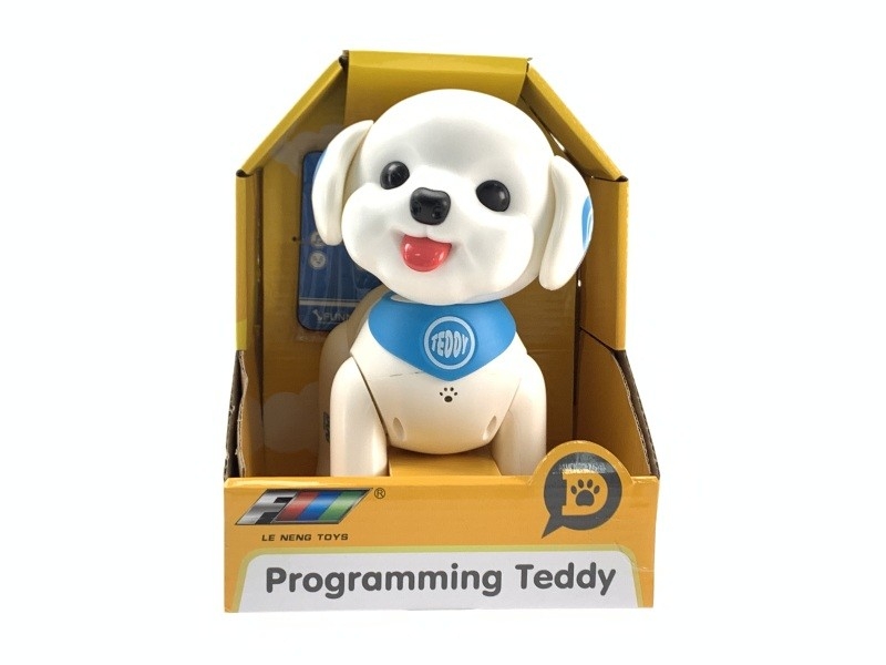 Catelus interactiv cu lumini si sunete AliBibi