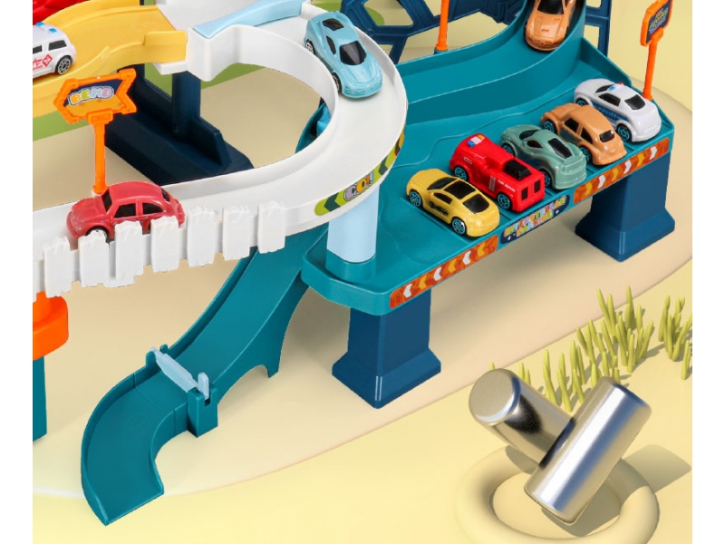 Circuit AliBibi cu obstacole si masini incluse