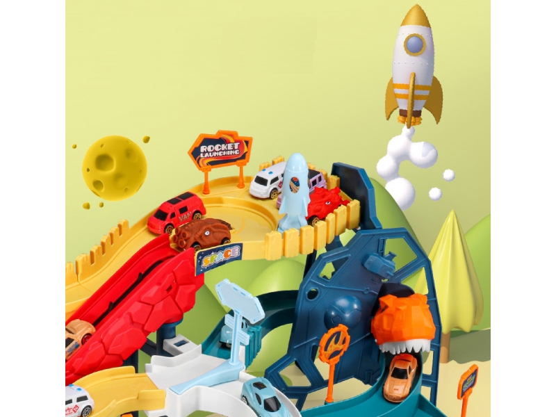 Circuit AliBibi cu obstacole si masini incluse