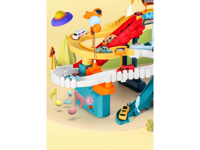 Circuit AliBibi cu obstacole si masini incluse