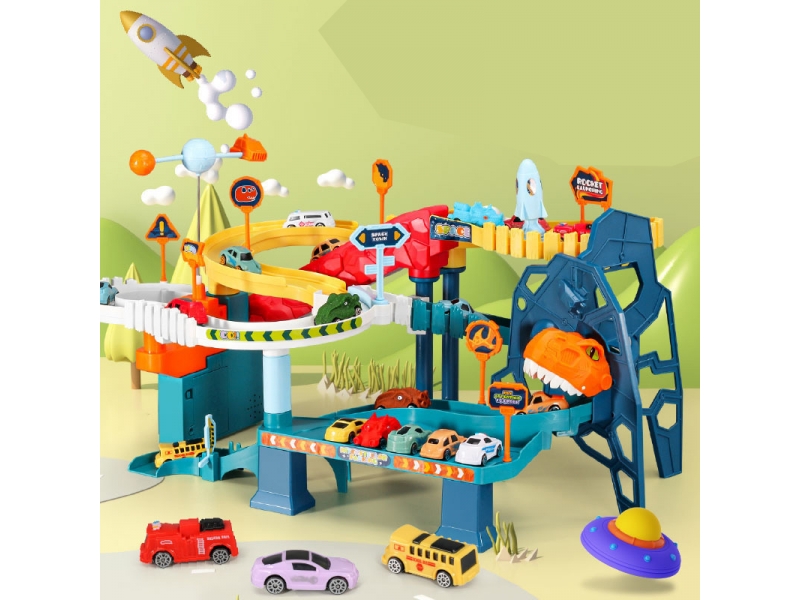 Circuit AliBibi cu obstacole si masini incluse