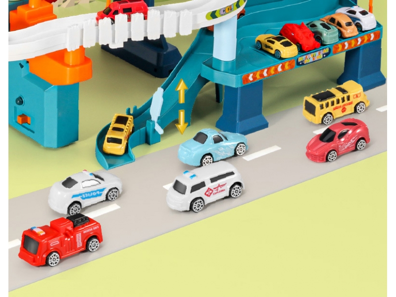 Circuit AliBibi cu obstacole si masini incluse