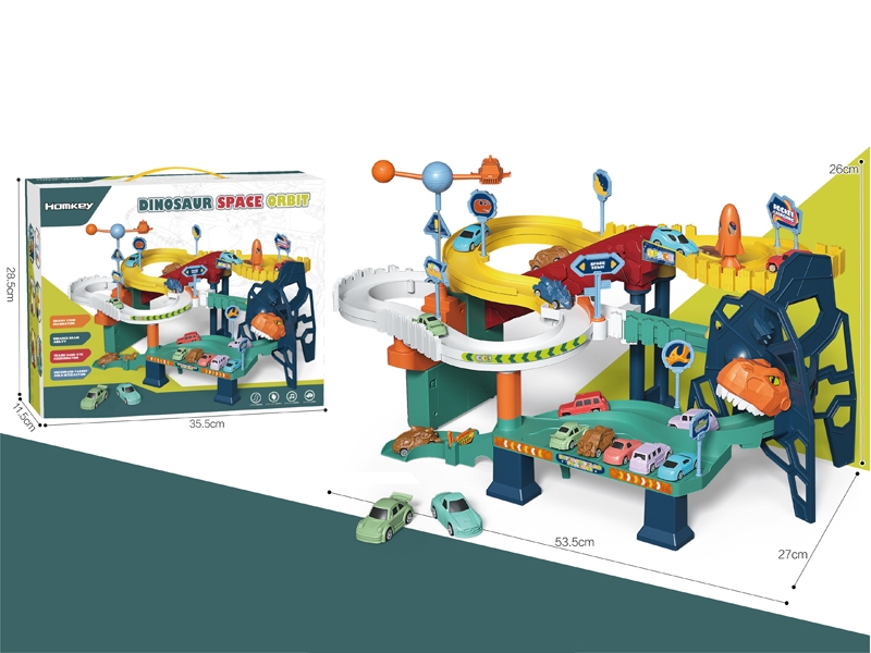 Circuit AliBibi cu obstacole si masini incluse