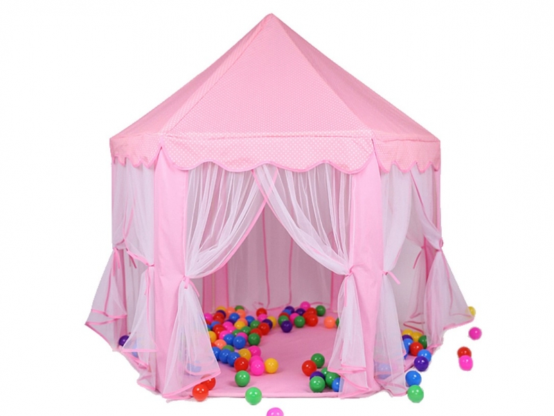 Cort cu perdelute AliBibi, roz