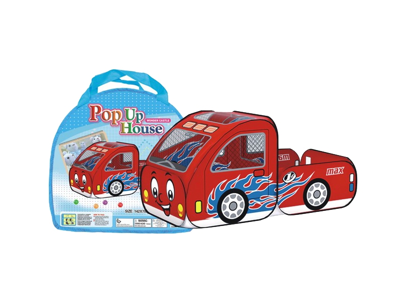 Cort de joaca AliBibi, in forma de masina , 2 piese