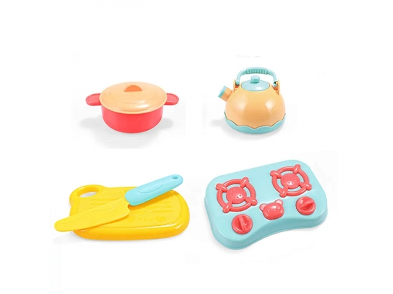 Cos cu fructe, legume si accesorii de taiat AliBibi