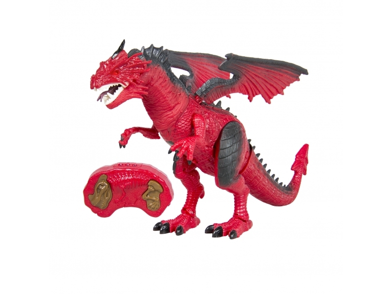 Dinozaur cu lumini si sunete AliBibi, scoate flacari, merge cu telecomanda