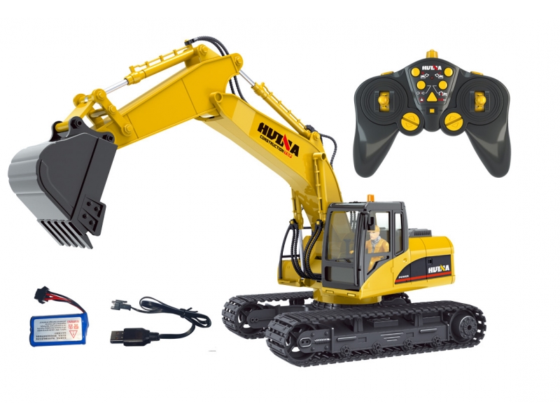 Excavator cu senile AliBibi, cu telecomanda