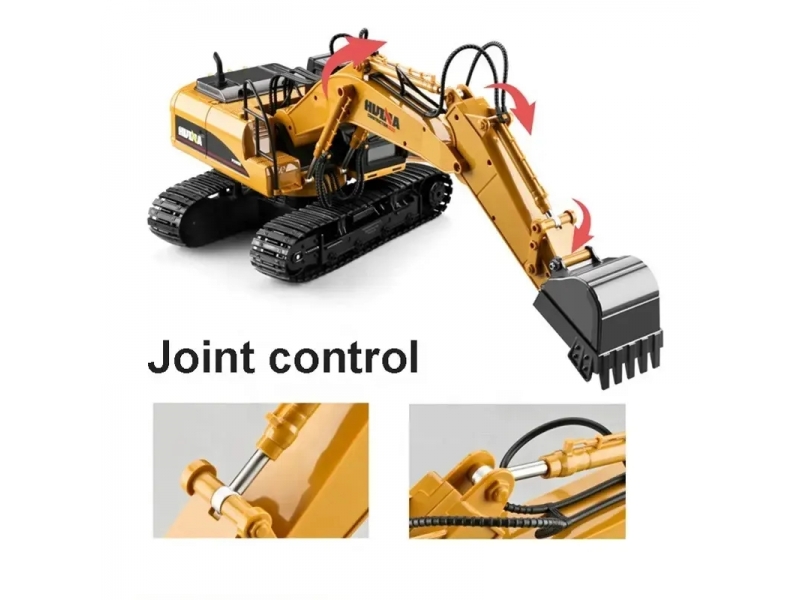 Excavator cu senile AliBibi, cu telecomanda