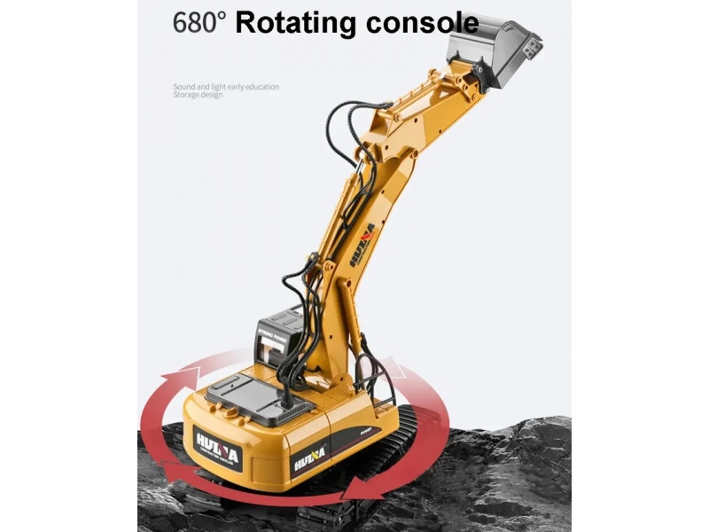 Excavator cu senile AliBibi, cu telecomanda