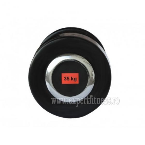 Gantera cauciucata DELUXE Sportmann 35 kg