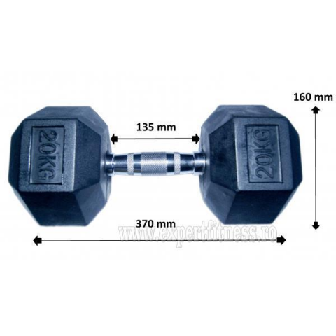 Gantera hexagonala 20kg Sportmann