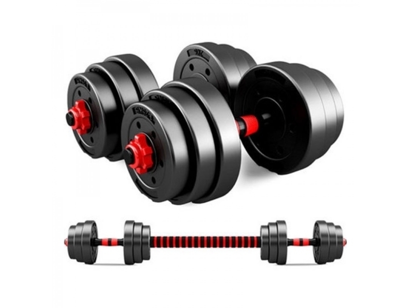 Set gantere reglabile BodyFit 20 kg	
