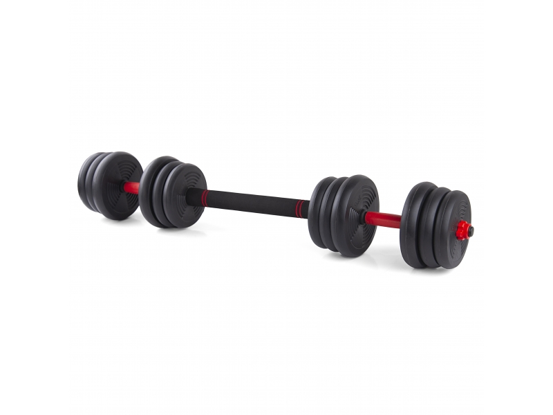 Gantera reglabila kettlebell FitTronic 6 in 1 de 50 kg KF50, cu o multitudine de combinatii posibile	