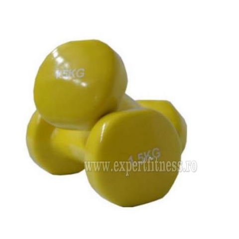 Gantere de vinil InSPORTline 2x1,5kg Set 