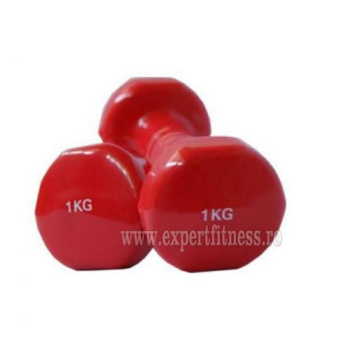 Gantere de vinil InSPORTline 2x1kg Set 