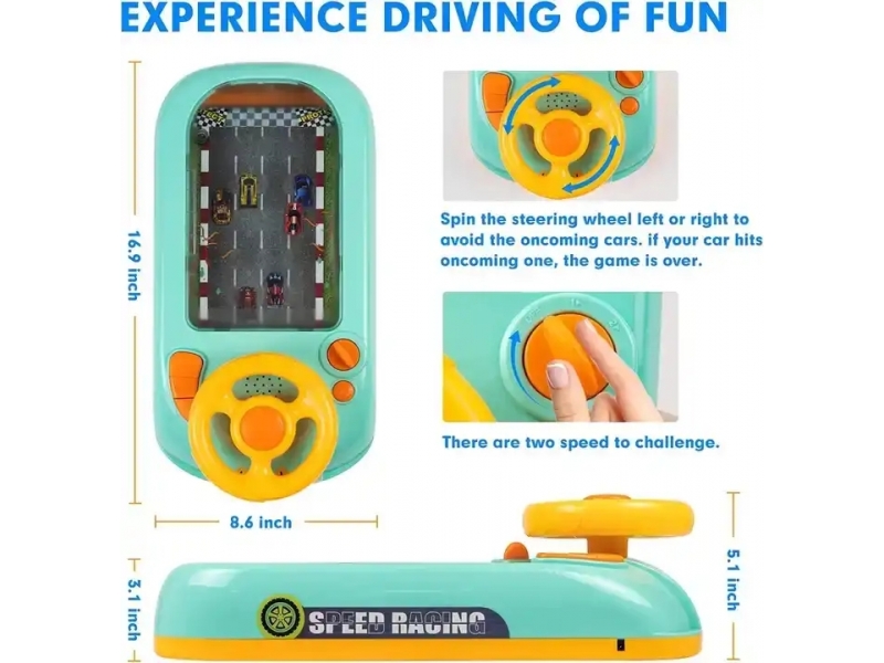 Joc curse de masini cu volan AliBibi