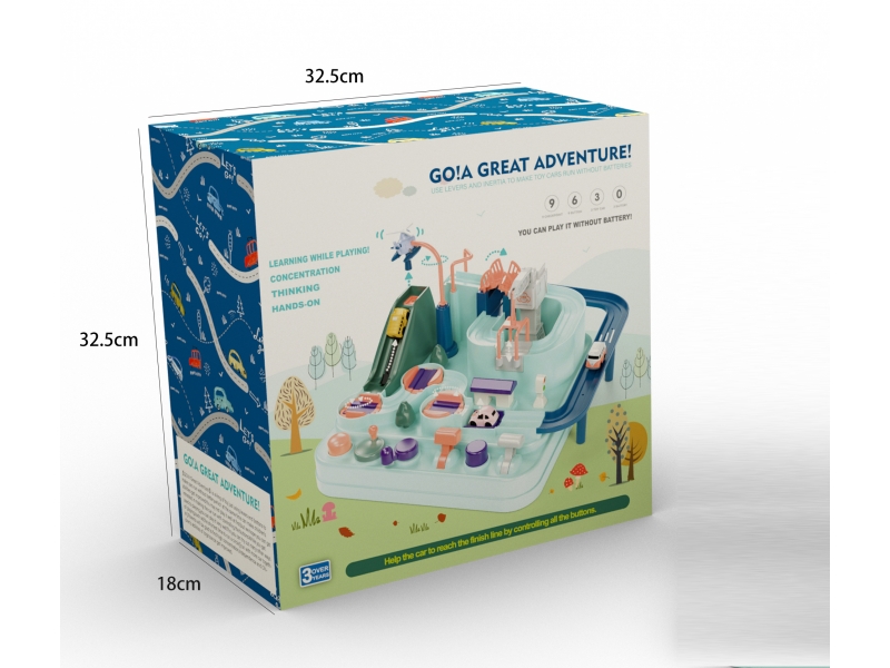 Joc de aventura AliBibi traseu cu obstacole