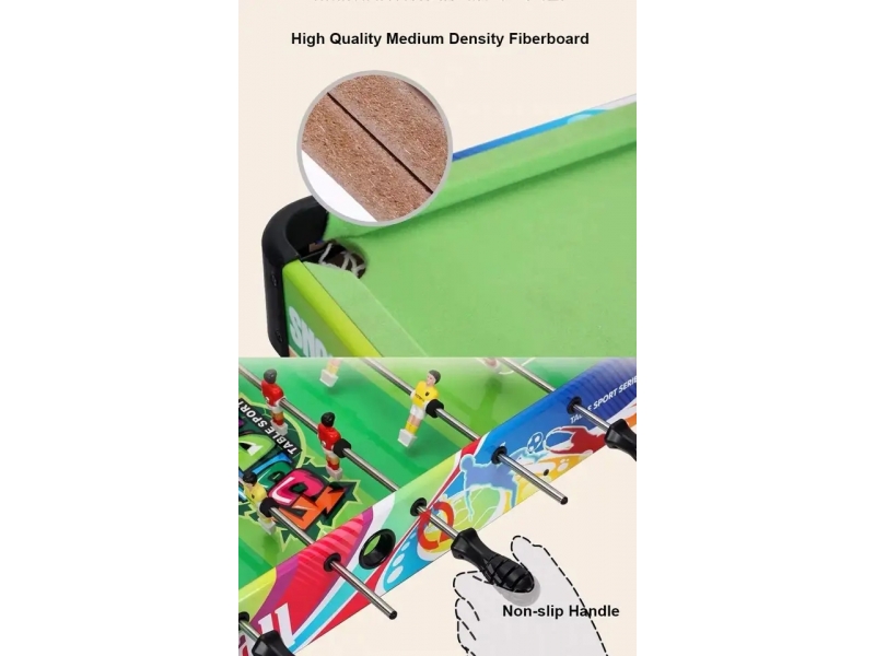 Joc multifunctional 4 in 1 AliBibi: foosball, tenis, biliard si hochei