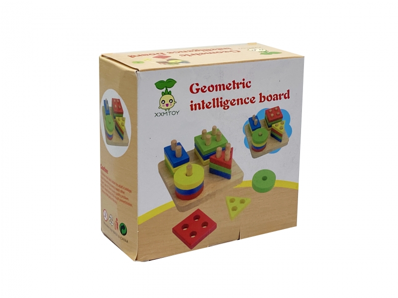 Joc sortare AliBibi forme geometrice din lemn