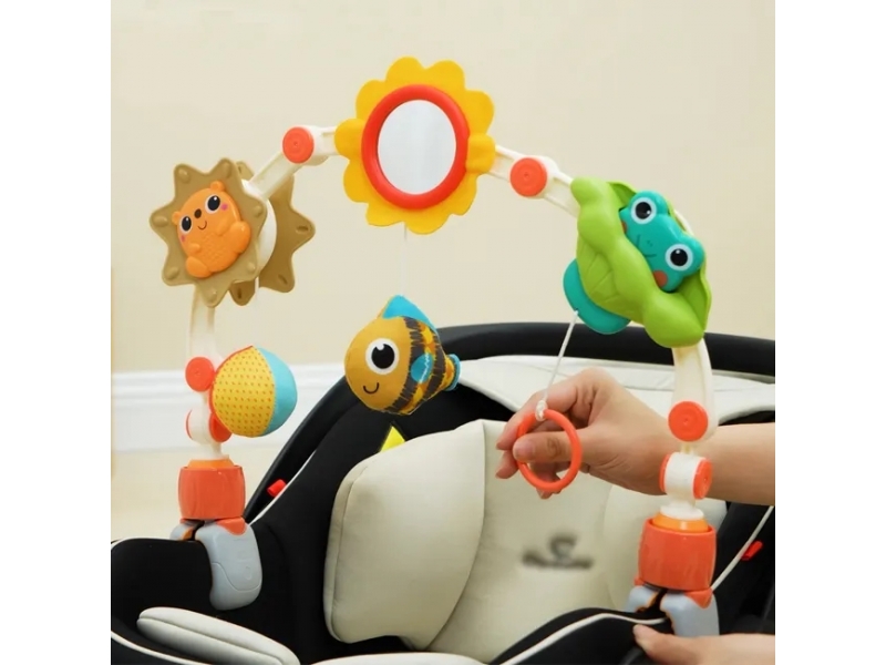 Jucarie interactiva pentru bebelusi AliBibi cu oglinda