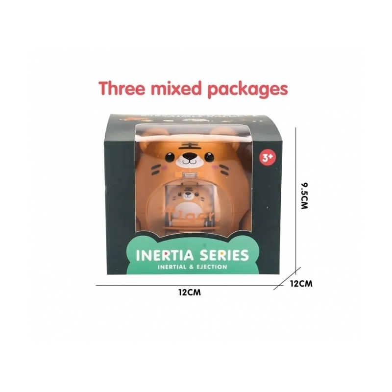 Masinuta 2 in 1 in forma de animalut AliBibi tigru