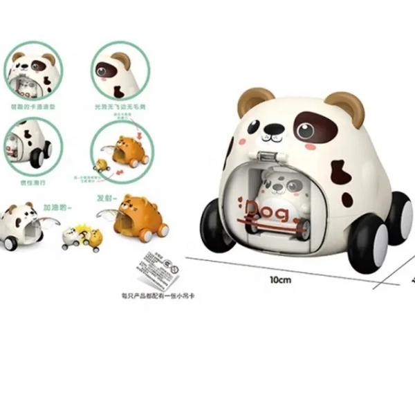 Masinuta 2 in 1 in forma de animalut AliBibi catel