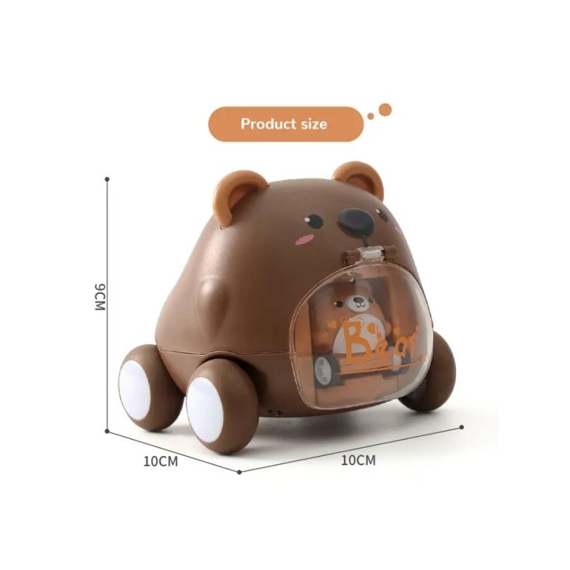 Masinuta 2 in 1 in forma de animalut AliBibi urs