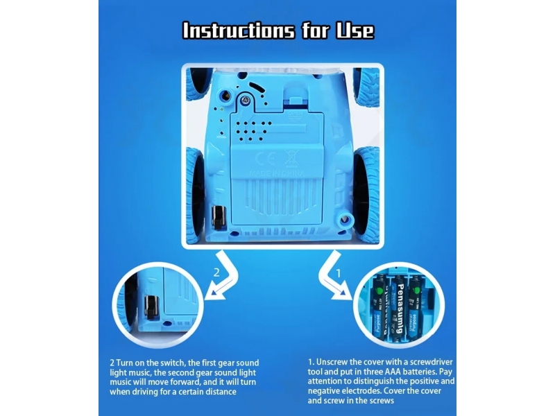 Masinuta interactiva cu sunete si miscare AliBibi