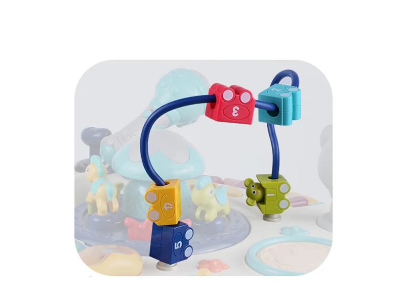 Masuta interactiv-educativa AliBibi, cu sunete, pian, volan, activitati si functii multiple