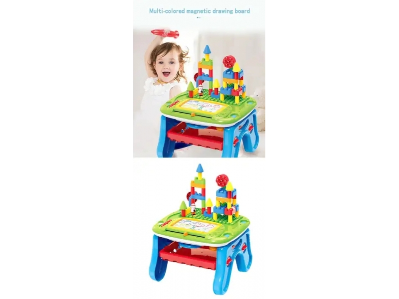 Masuta interactiv-educativa cu doua fete AliBibi