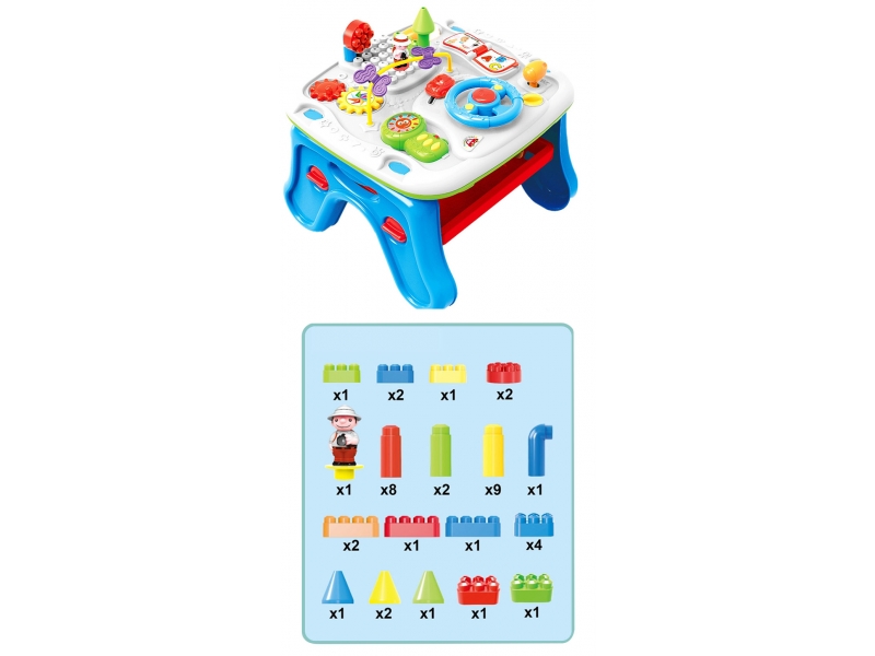 Masuta interactiv-educativa cu doua fete AliBibi