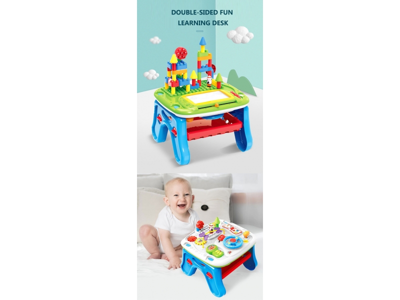 Masuta interactiv-educativa cu doua fete AliBibi