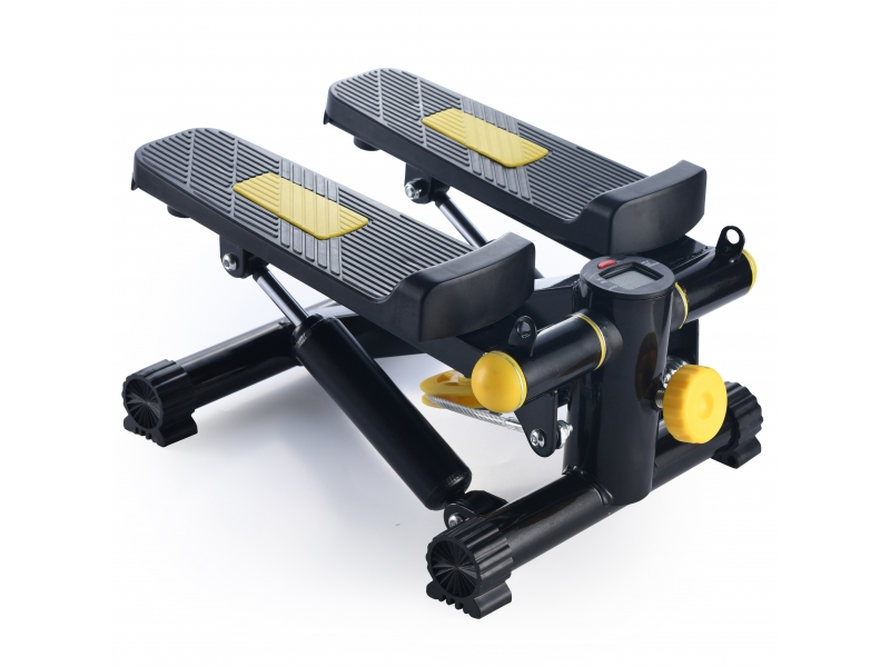 Stepper FitTronic S110, afisaj, corzi elastice pentru antrenamentul bratelor