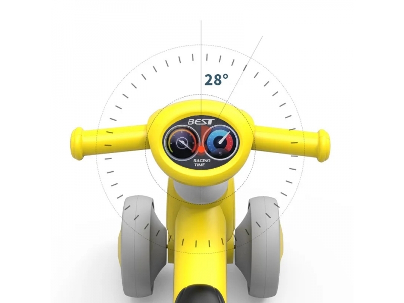 Minibicicleta pentru copii AliBibi cu 4 roti, fara pedale